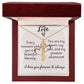 Vertical Name Necklace W/MC