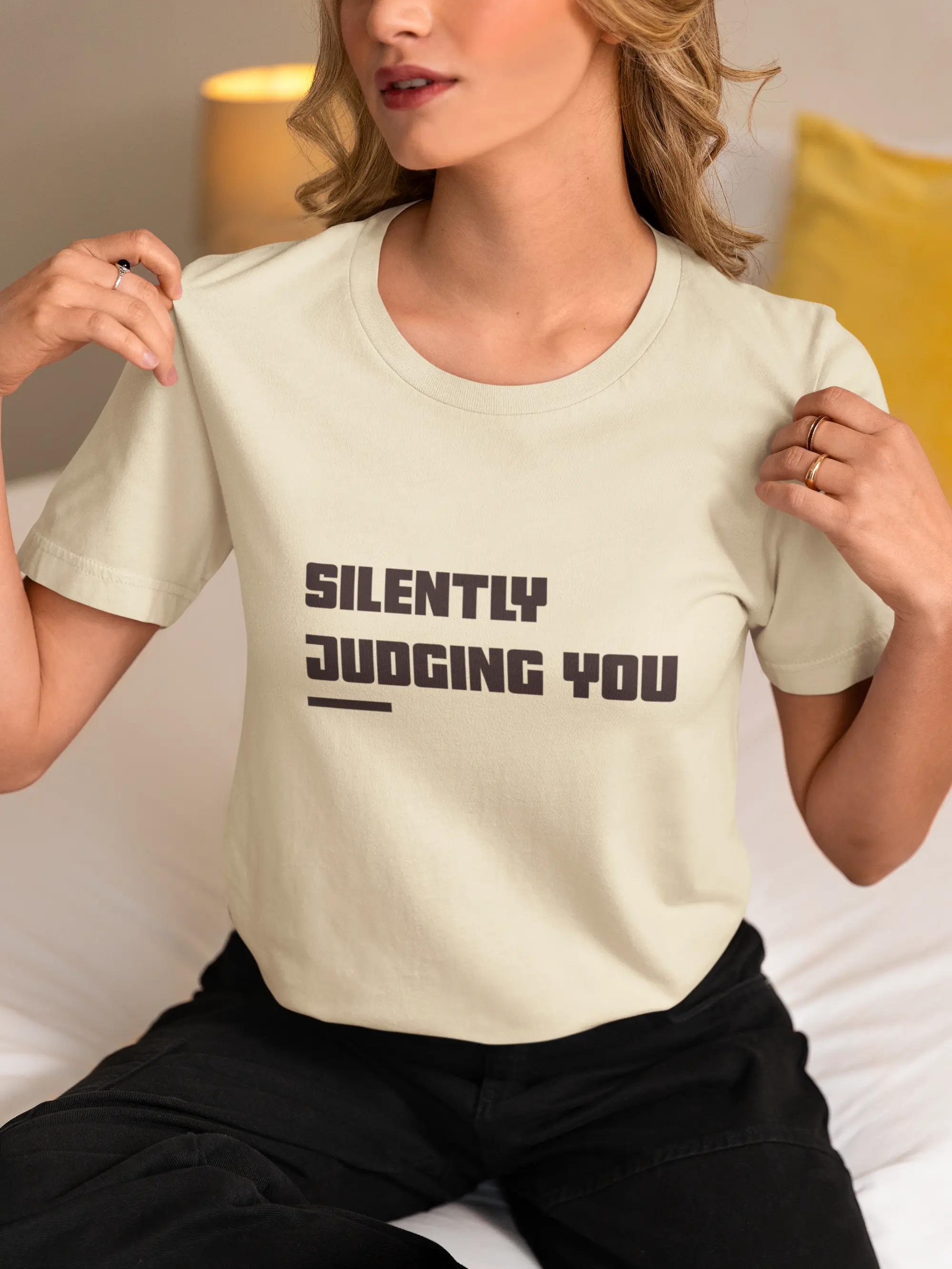 Silently Judging Unisex Tee Humorous T-shirt