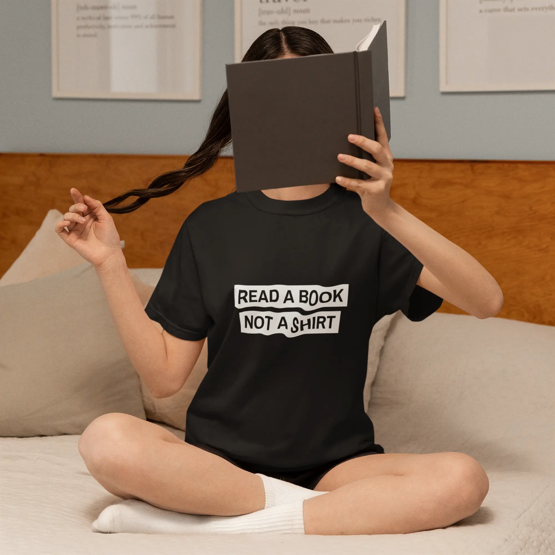 Read a Book Not a Shirt Unisex Tee