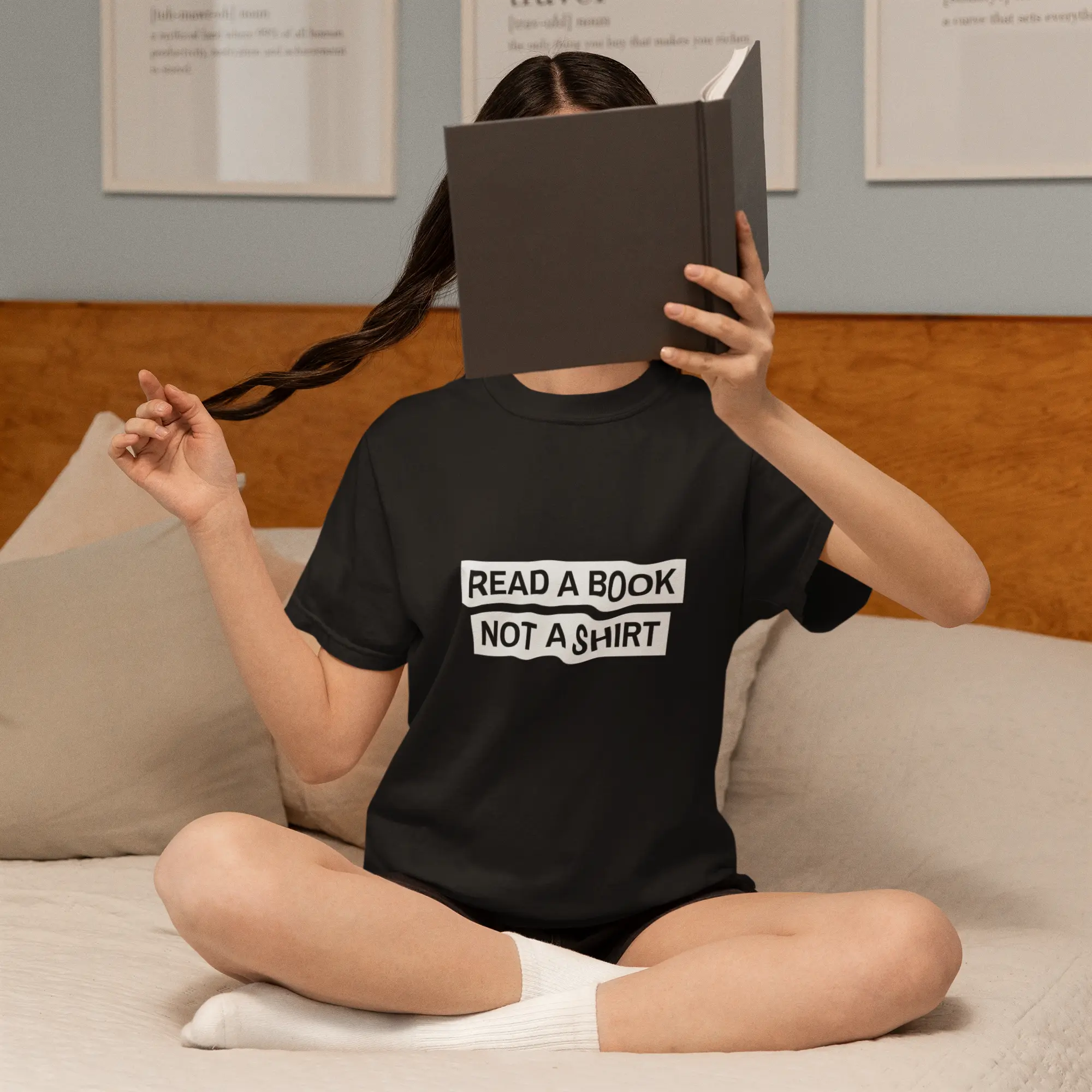 Read a Book Not a Shirt Unisex Tee
