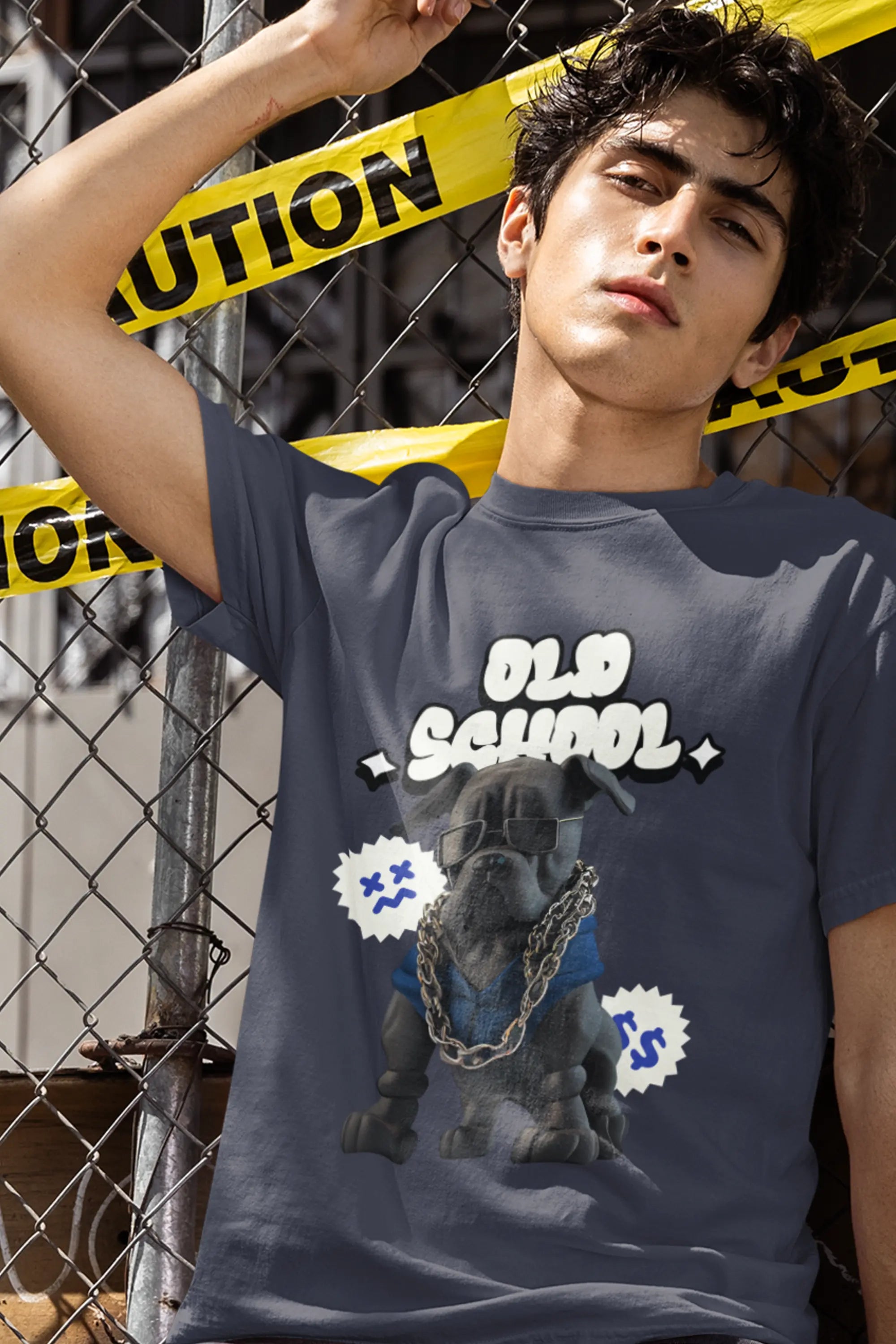 Old School, cool Graphic Oversized T-Shirt