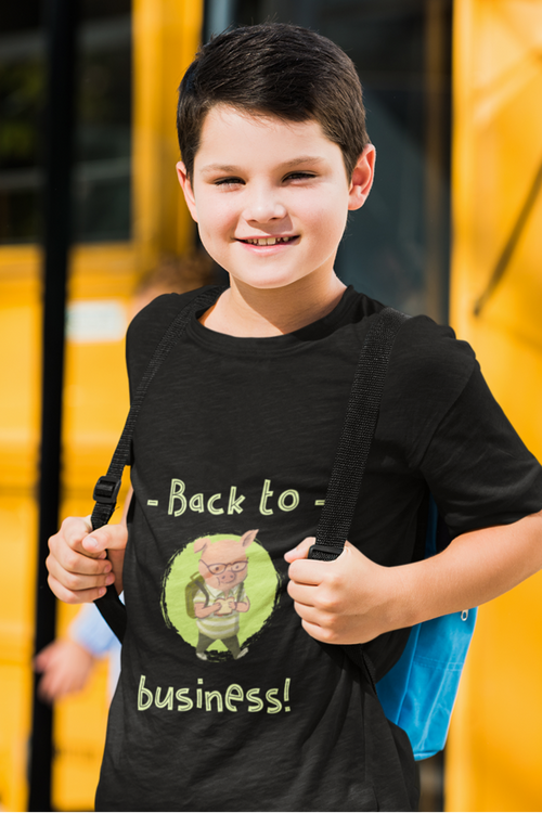 Back to Business kids T-Shirt Unisex Heavy Cotton Tee