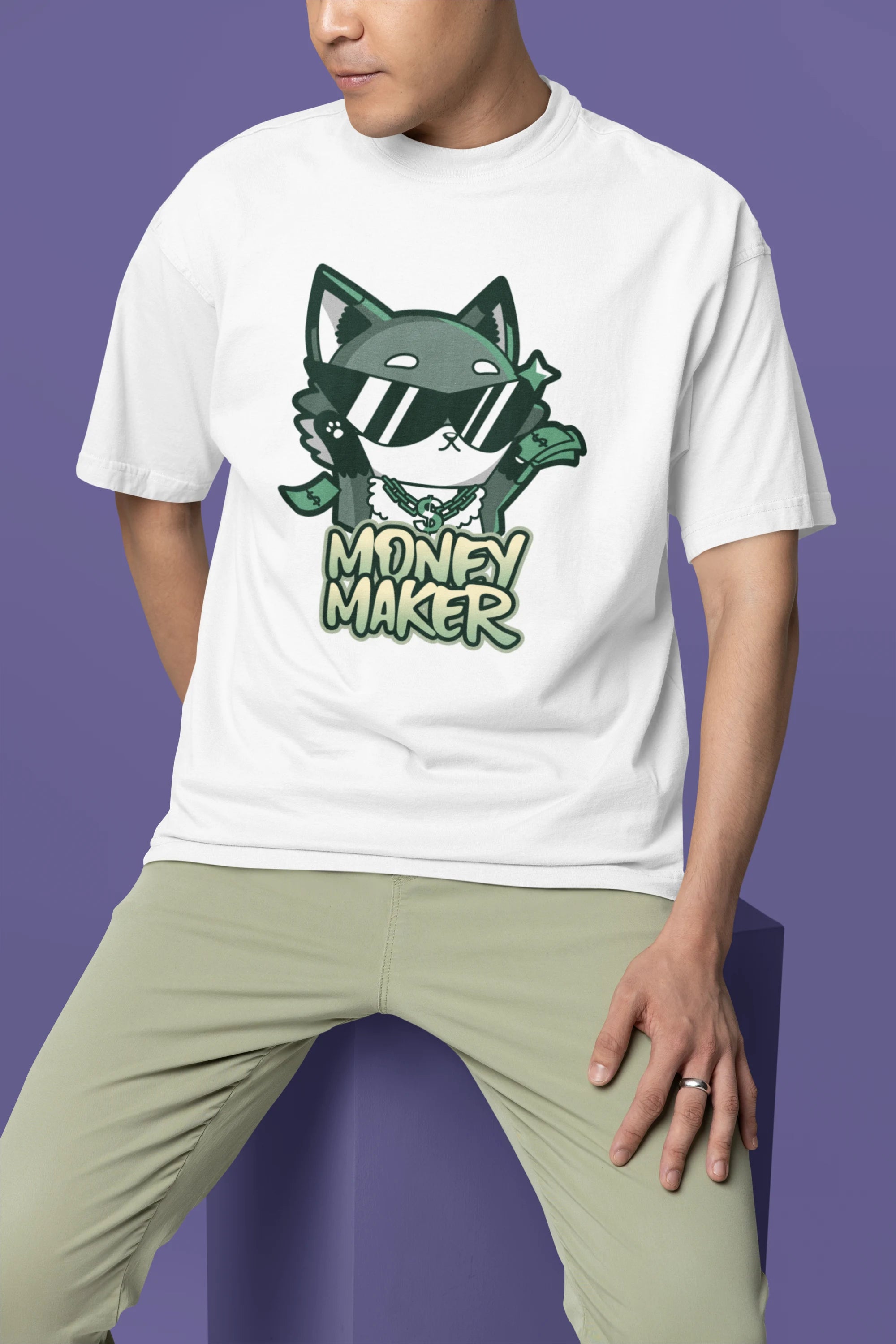 Money Maker, Graphic Oversized Tee