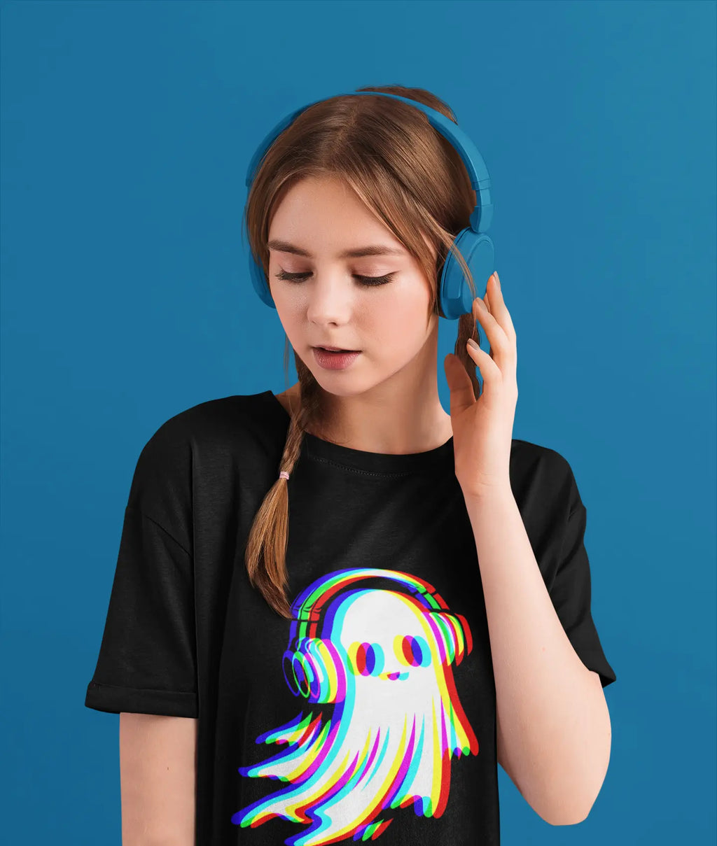 Ghost Trippy Edm Oversized Tee