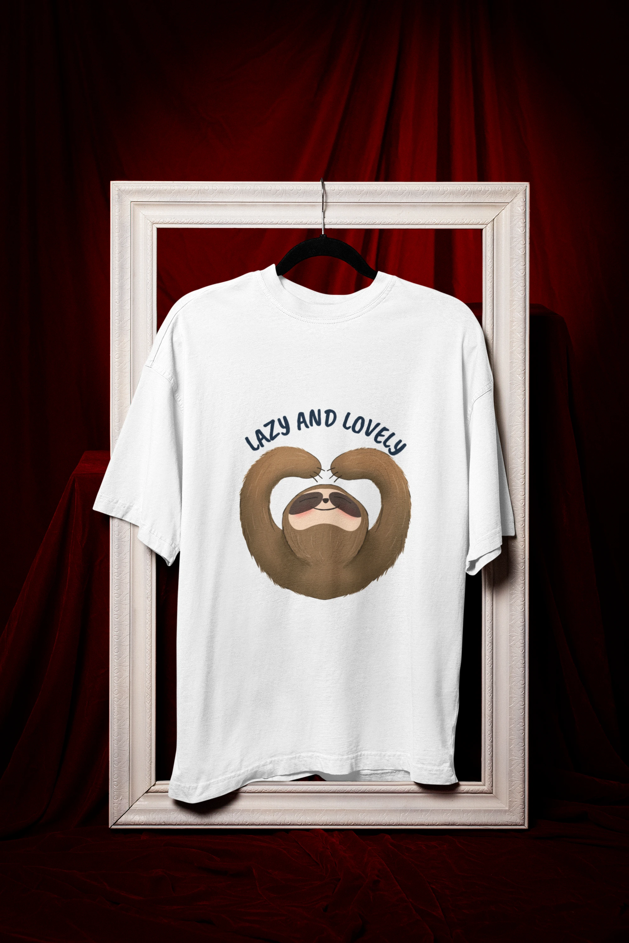 Lazy and Lovely Funny T-Shirt, Lazy Days Unisex Heavy Cotton Tee