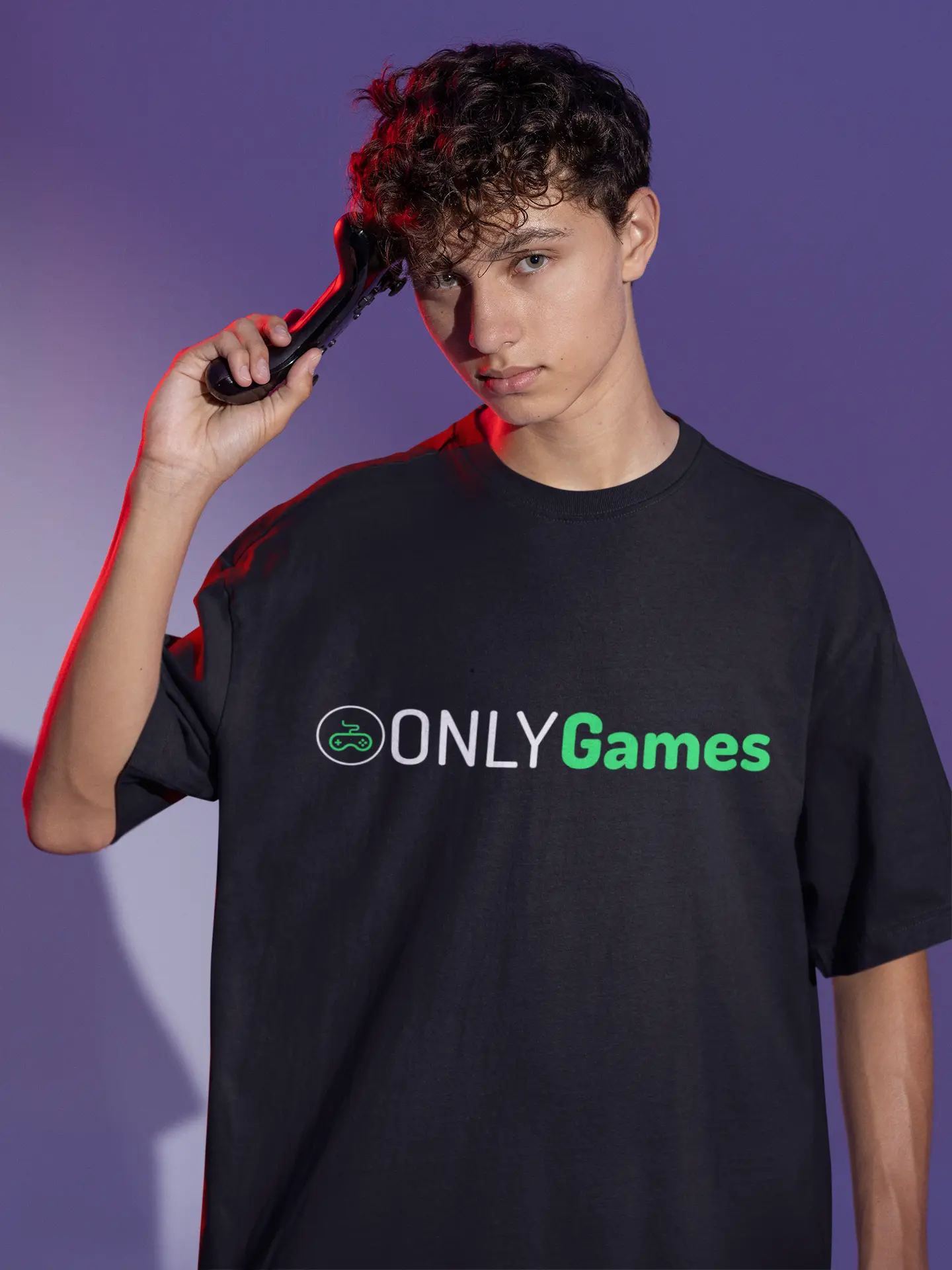 Gaming Unisex Oversized T-shirt - Only Games Design