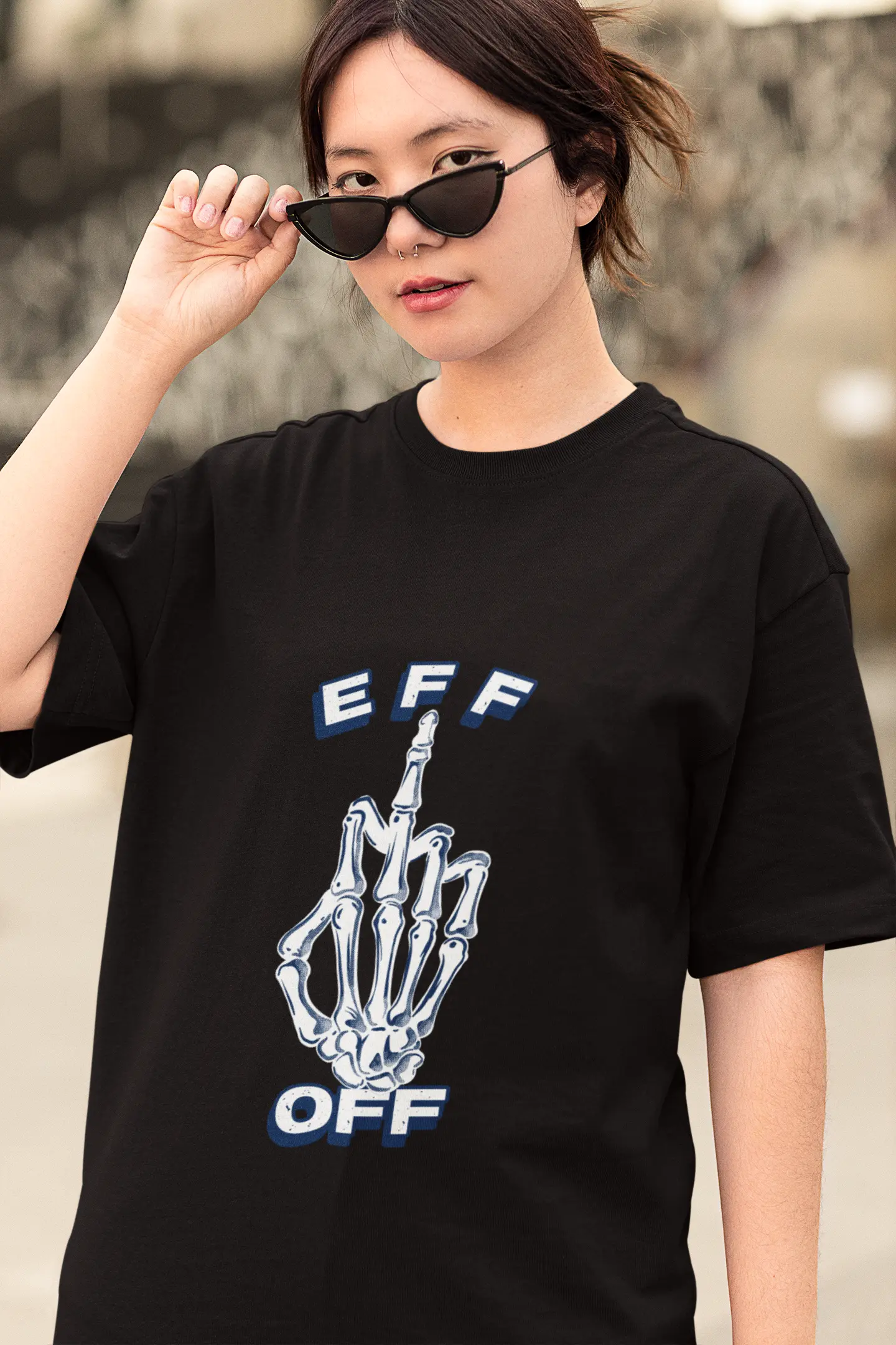 Eff off Graphic Oversized Tee