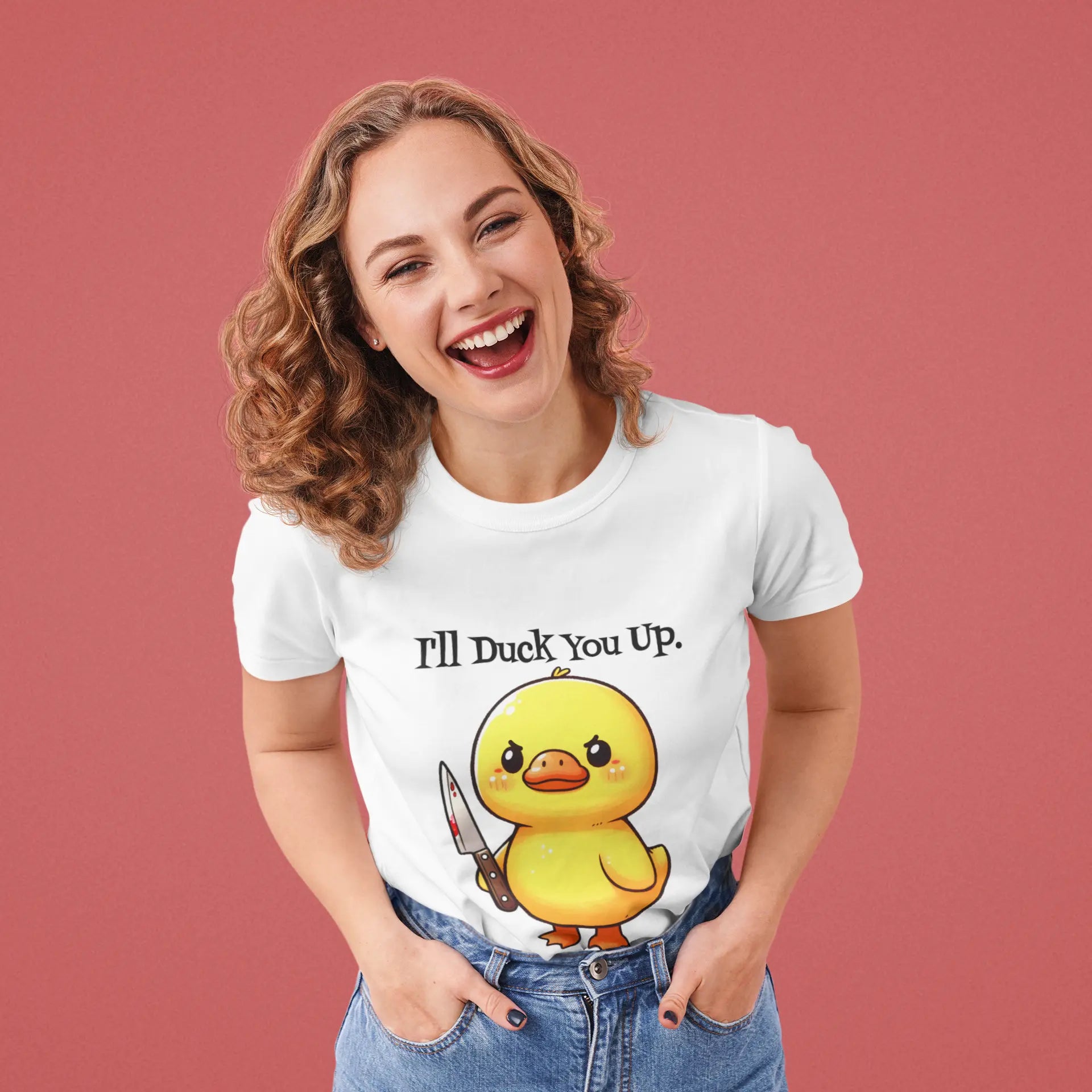 I'll Duck you Up. T-shirt funny graphic tee