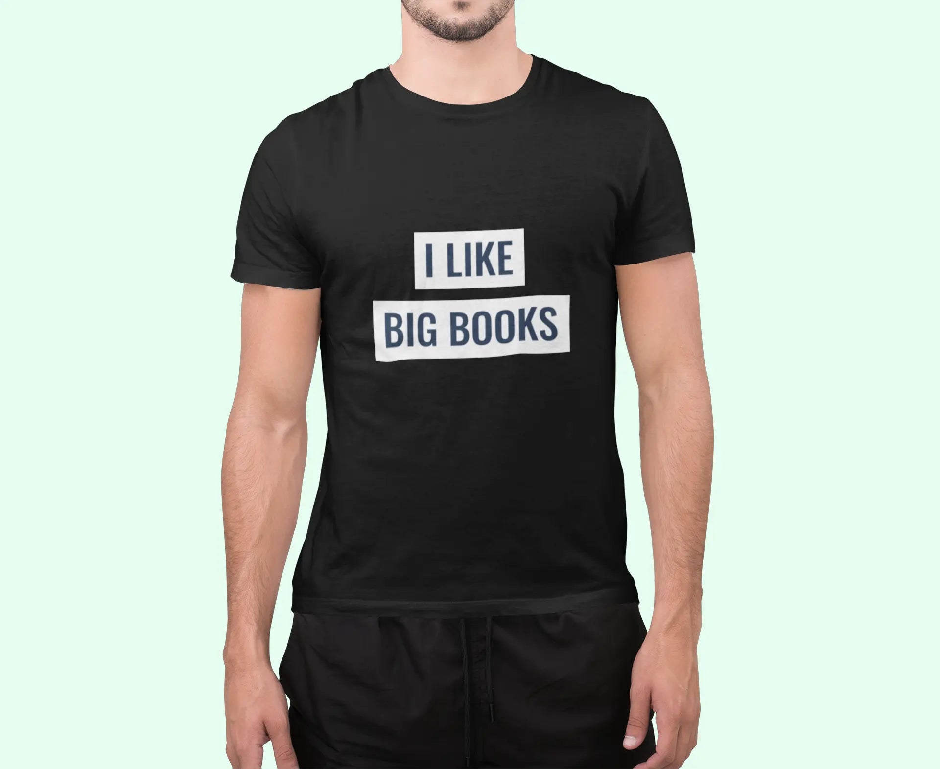 I Like Big Books T-shirt, Casual Graphic Tee
