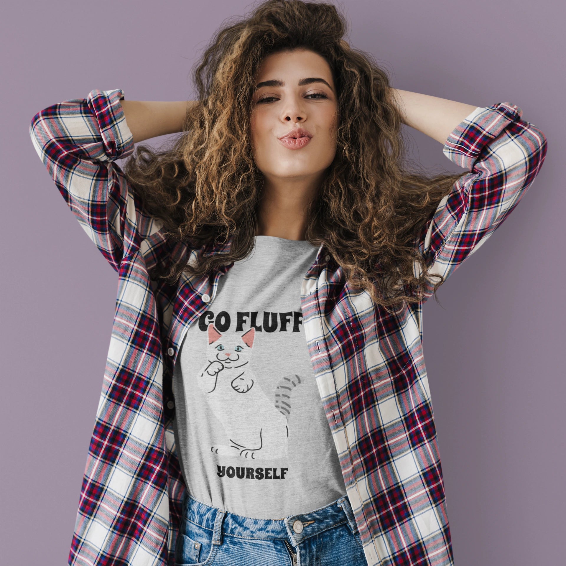 Go Fluff Yourself T-Shirt, Funny Cat Shirt