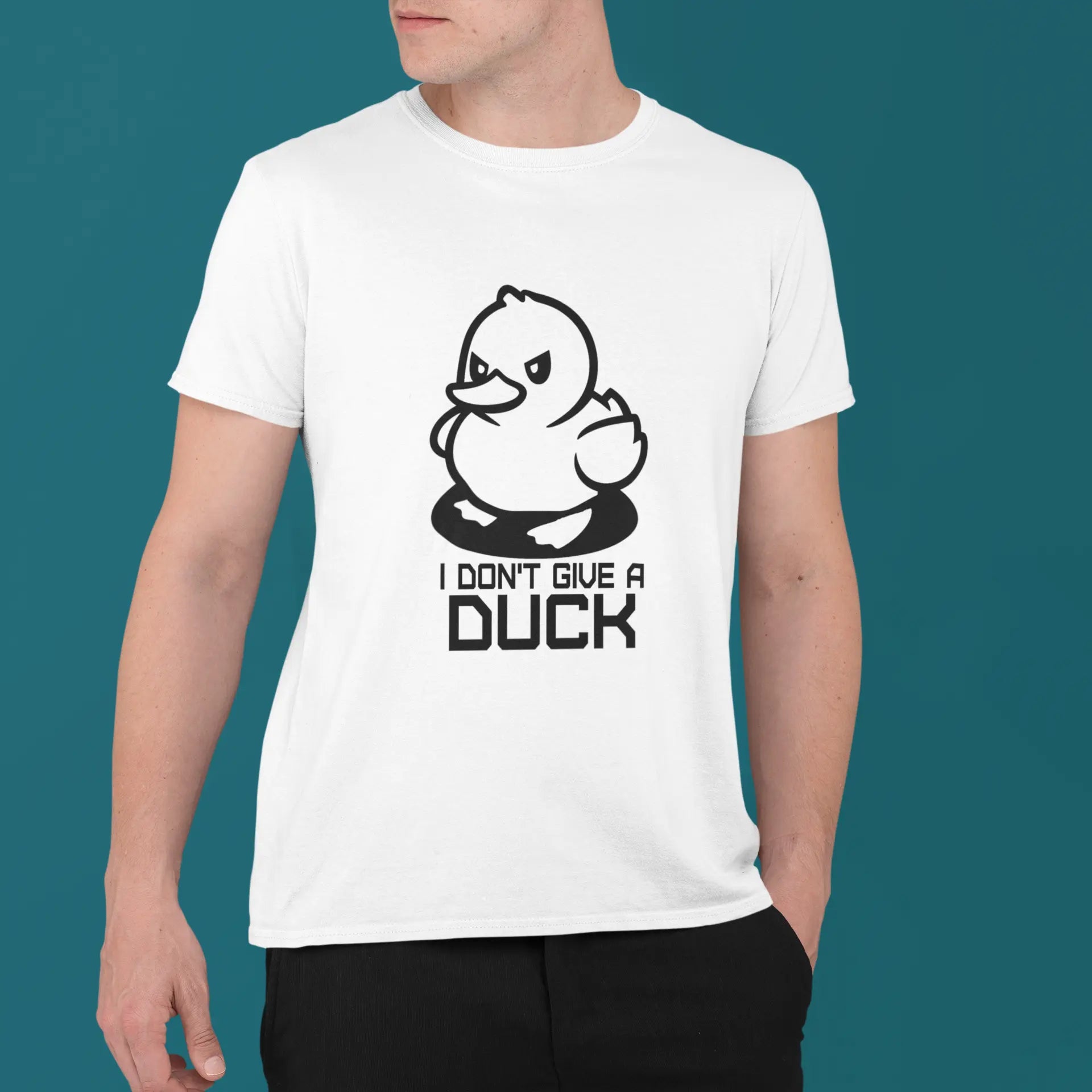 I Don't Give a Duck  T-Shirt, Casual Wear Graphic Tee