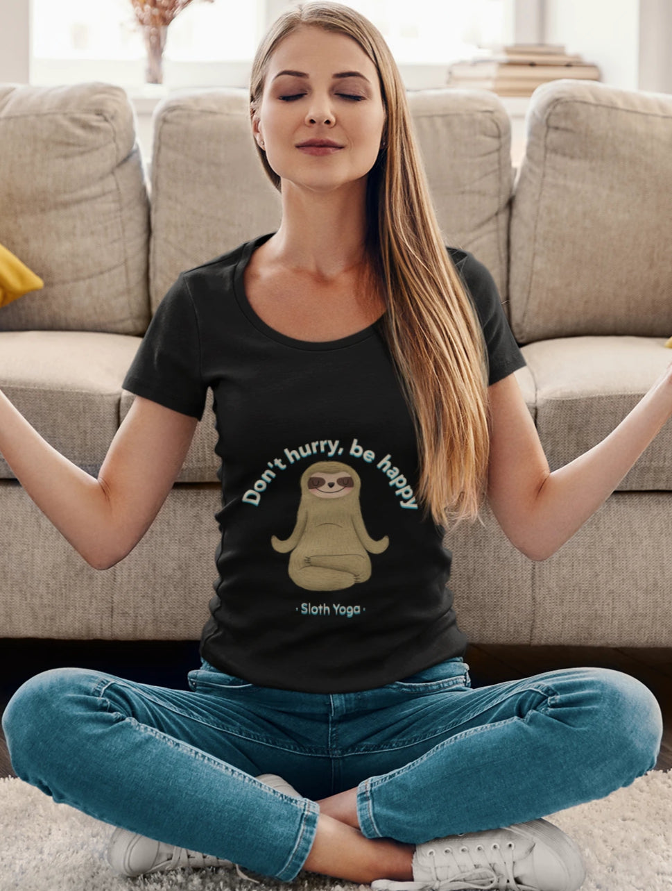 Don't hurry, be Happy Unisex Tee,  Casual Wear T-Shirt