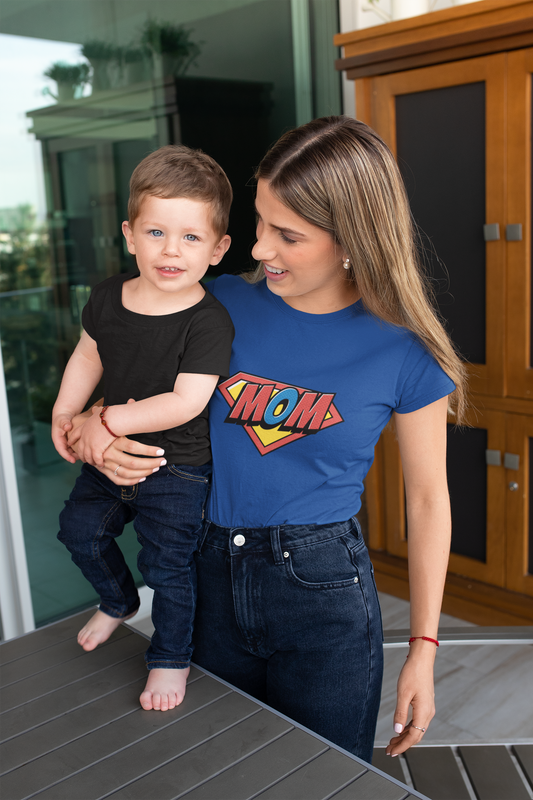 Super Mom Unisex Softstyle T-Shirt | Perfect Gift for Mother's Day